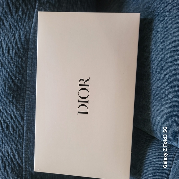 Dior Tan Clutch with Pearl Wristlet - Picture 8 of 10